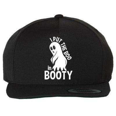 I Put The Boo In Booty Wool Snapback Cap