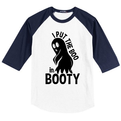 I Put The Boo In Booty Baseball Sleeve Shirt