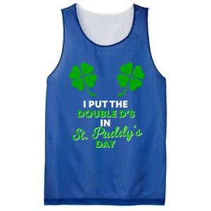 I Put The Double Ds In St Paddys Day Naughty Irish Cool Gift Mesh Reversible Basketball Jersey Tank