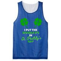 I Put The Double Ds In St Paddys Day Naughty Irish Cool Gift Mesh Reversible Basketball Jersey Tank