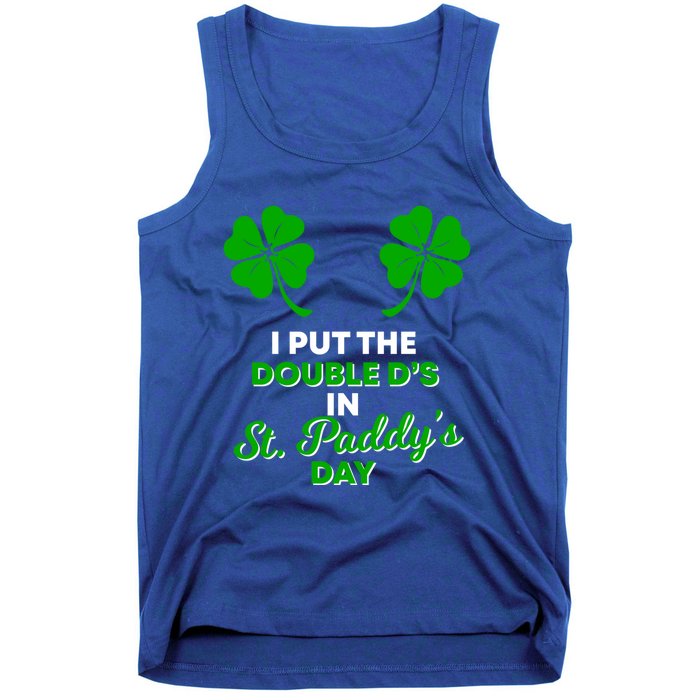 I Put The Double Ds In St Paddys Day Naughty Irish Cool Gift Tank Top