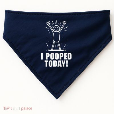 I Pooped Today USA-Made Doggie Bandana