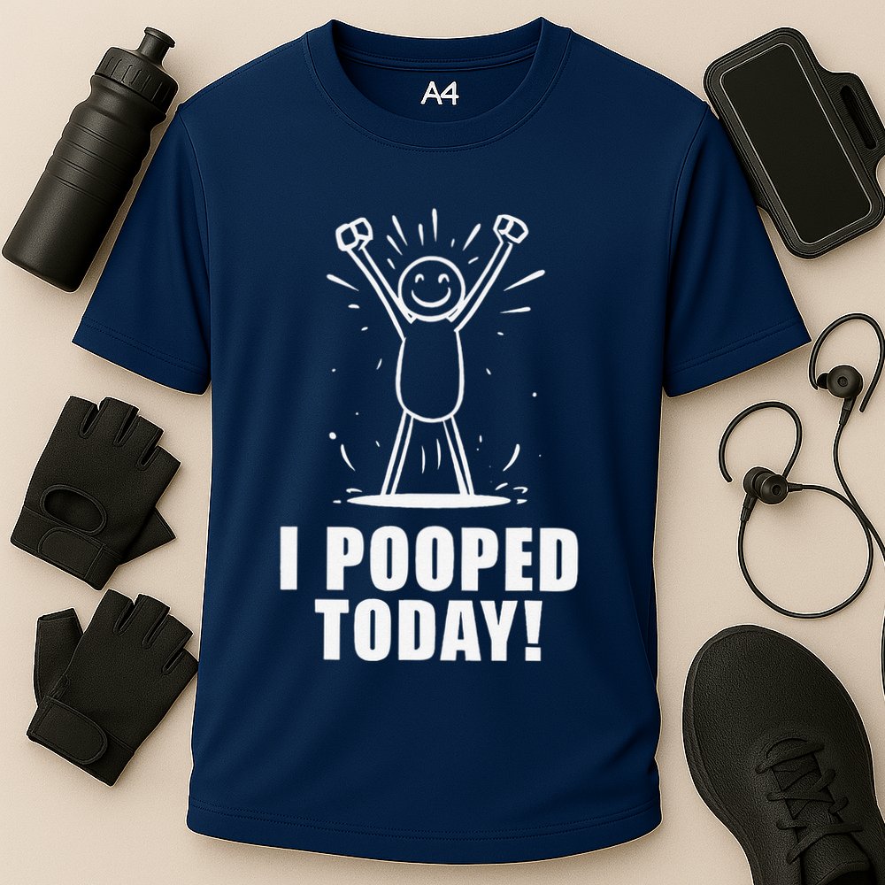 I Pooped Today Cooling Performance Crew T-Shirt