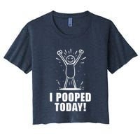 I Pooped Today Women's Crop Top Tee