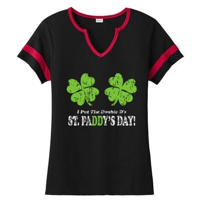 I Put The Double Ds In St Paddys Day Funny Parade Ladies Halftime Notch Neck Tee