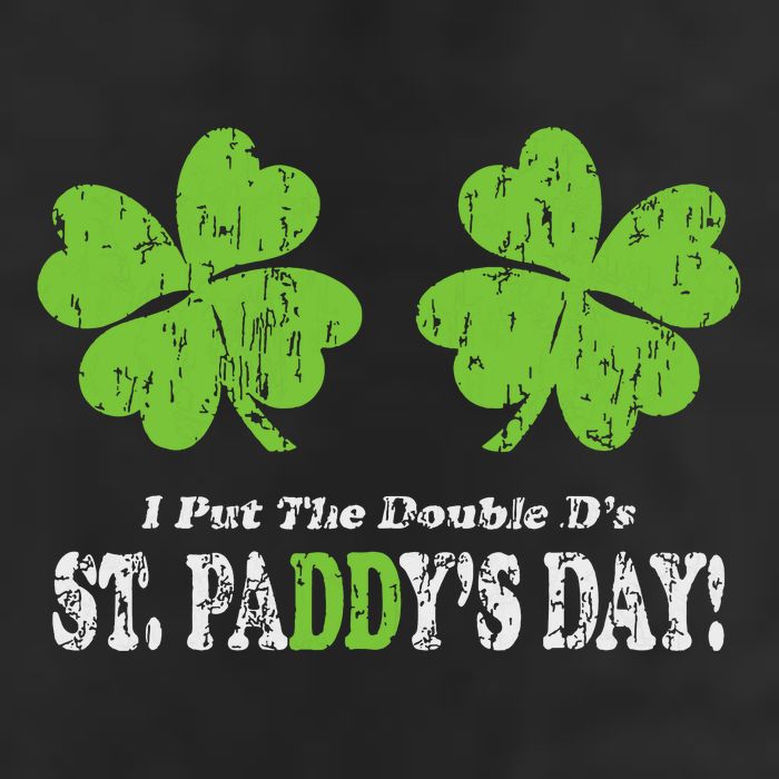 I Put The Double Ds In St Paddys Day Funny Parade 7 Panel Mesh Trucker Snapback Hat
