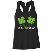 I Put The Double Ds In St Paddys Day Funny Parade Women's Racerback Tank