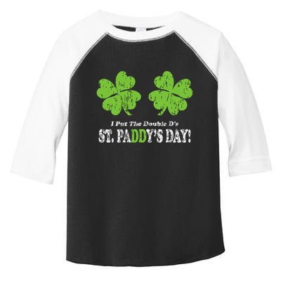 I Put The Double Ds In St Paddys Day Funny Parade Toddler Fine Jersey T-Shirt