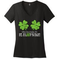 I Put The Double Ds In St Paddys Day Funny Parade Women's V-Neck T-Shirt