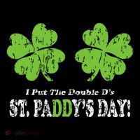 I Put The Double Ds In St Paddys Day Funny Parade Short Acrylic Beanie