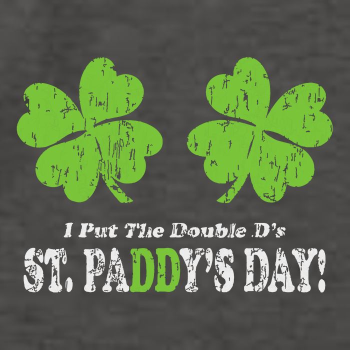 I Put The Double Ds In St Paddys Day Funny Parade Vector Backpack