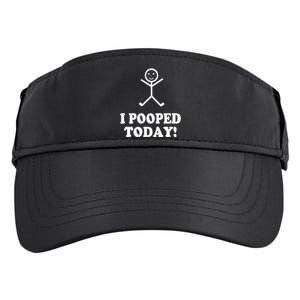 I Pooped Today Funny Sarcastic Saying Adult Drive Performance Visor