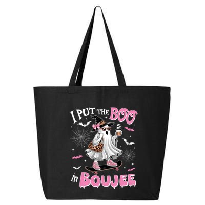 I Put The Boo In Boujee Ghost Halloween Skate Lady Ghost Gift 25L Jumbo Tote