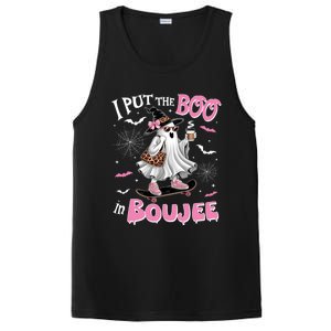 I Put The Boo In Boujee Ghost Halloween Skate Lady Ghost Gift PosiCharge Competitor Tank