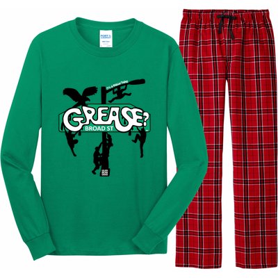 It's Philly Thing Grease Funny Grease The Pole Long Sleeve Pajama Set