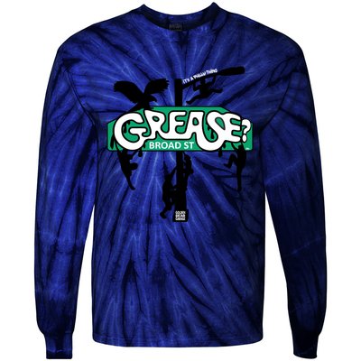 It's Philly Thing Grease Funny Grease The Pole Tie-Dye Long Sleeve Shirt