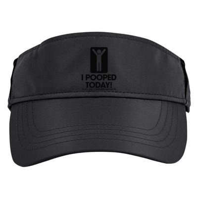 I Pooped Today Playa Del Carmen Mexico Adult Drive Performance Visor