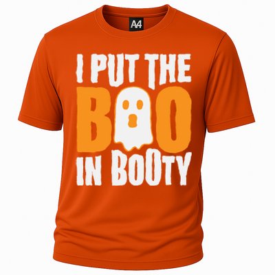 I Put The Boo In Booty Funny Halloween Holiday Quote Gift Cooling Performance Crew T-Shirt