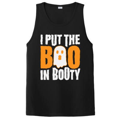 I Put The Boo In Booty Funny Halloween Holiday Quote Gift PosiCharge Competitor Tank