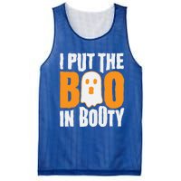 I Put The Boo In Booty Funny Halloween Holiday Quote Gift Mesh Reversible Basketball Jersey Tank