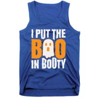 I Put The Boo In Booty Funny Halloween Holiday Quote Gift Tank Top