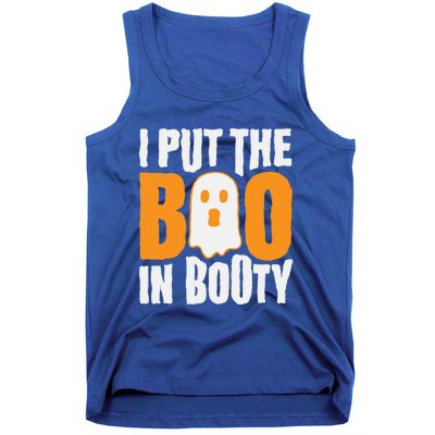 I Put The Boo In Booty Funny Halloween Holiday Quote Gift Tank Top