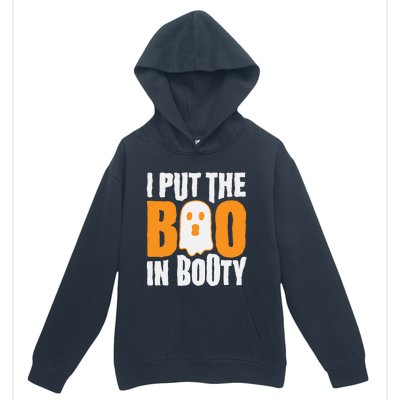 I Put The Boo In Booty Funny Halloween Holiday Quote Gift Urban Pullover Hoodie