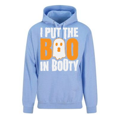 I Put The Boo In Booty Funny Halloween Holiday Quote Gift Unisex Surf Hoodie