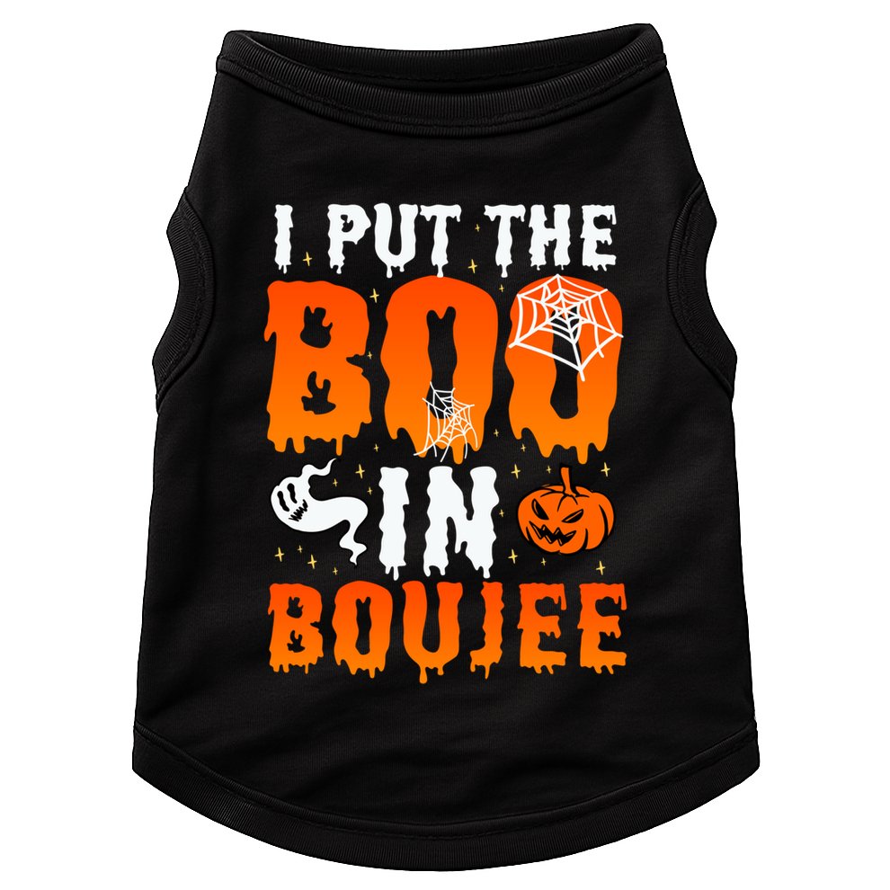 I Put The Boo In Boujee Gift Doggie Tank