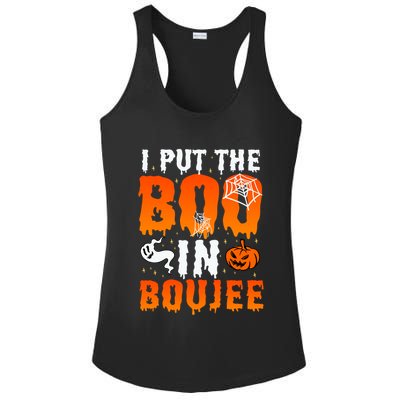 I Put The Boo In Boujee Gift Ladies PosiCharge Competitor Racerback Tank