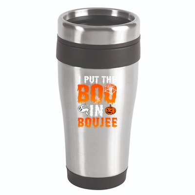 I Put The Boo In Boujee Gift 16oz Travel Tumbler