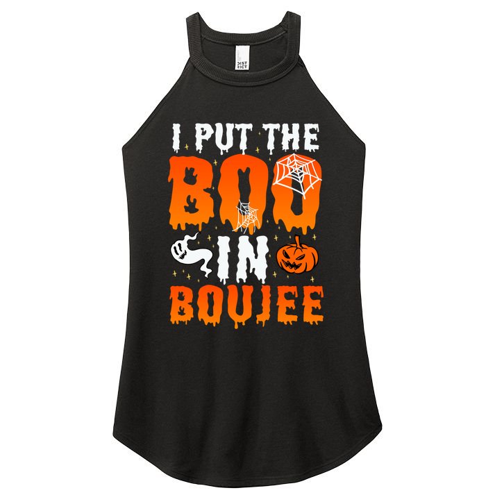 I Put The Boo In Boujee Gift Women's Perfect Tri Rocker Tank