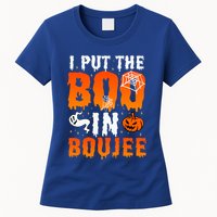 I Put The Boo In Boujee Gift Womens T-Shirt