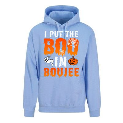 I Put The Boo In Boujee Gift Unisex Surf Hoodie