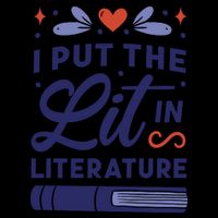 I Put The Lit In Literature Zip Tote Bag