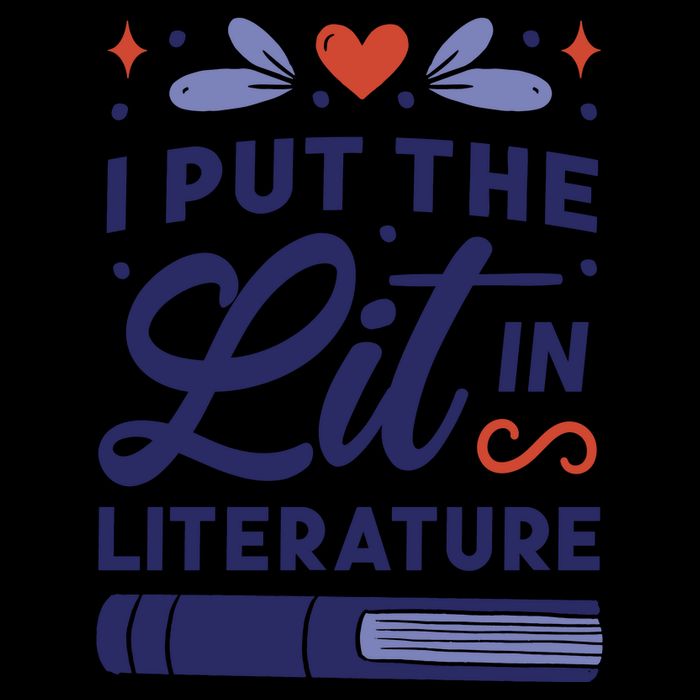 I Put The Lit In Literature Zip Tote Bag