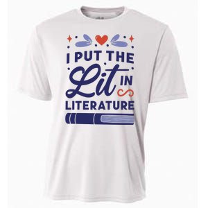 I Put The Lit In Literature Cooling Performance Crew T-Shirt