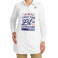 I Put The Lit In Literature Apron