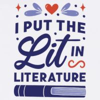 I Put The Lit In Literature Apron
