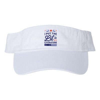 I Put The Lit In Literature Visor