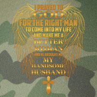 I Prayed To God For The Right Man Legacy Tie Dye Trucker Hat