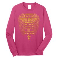 I Prayed To God For The Right Man Long Sleeve Shirt