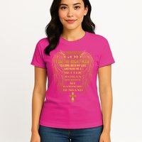 I Prayed To God For The Right Man Womens T-Shirt