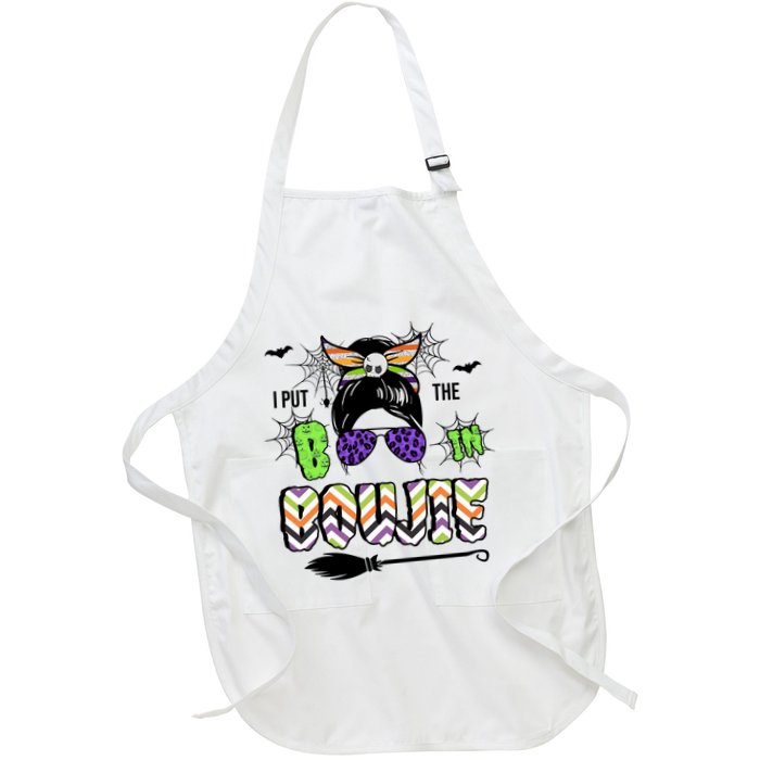 I Put The Boo In The Boujie Messy Bun Apron