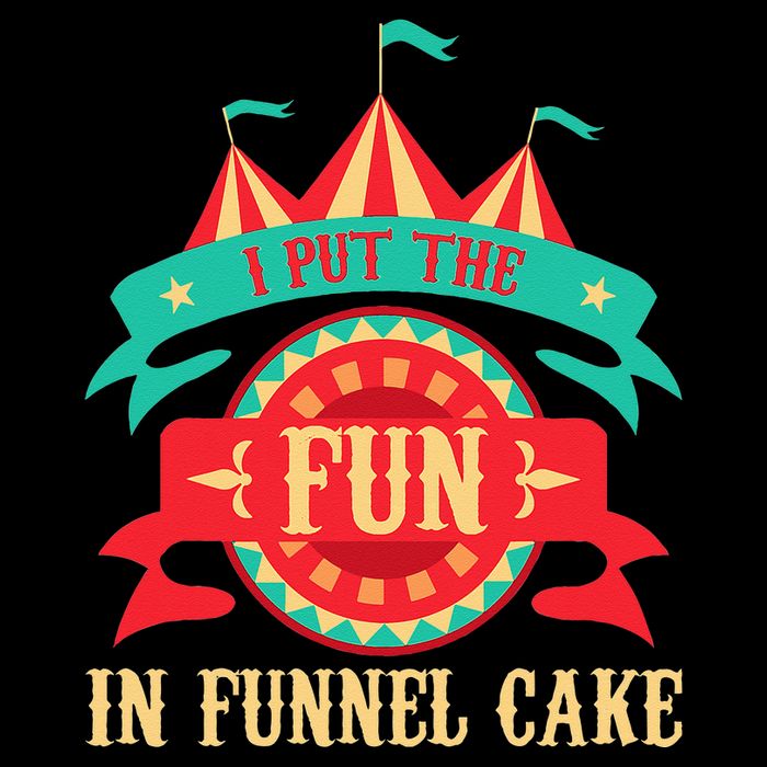 I Put The Fun In Funnel Cake  Circus Birthday Party Costume Sustainable Bucket Hat