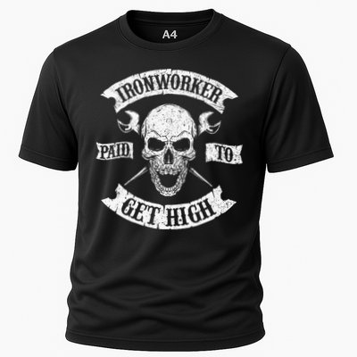 Ironworker Paid To Get High Metal Worker Union Ironworking Performance Shirt