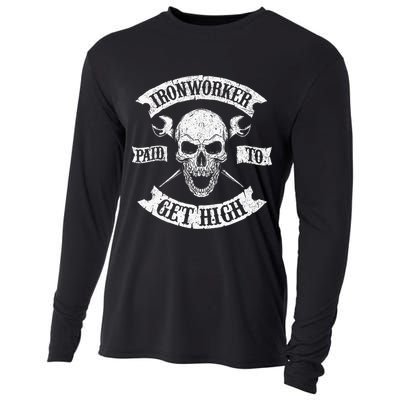 Ironworker Paid To Get High Metal Worker Union Ironworking Cooling Performance Long Sleeve Crew