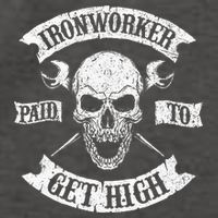 Ironworker Paid To Get High Metal Worker Union Ironworking Vector Backpack