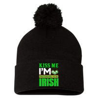 I'm Pretending To Be Irish Pom Pom 12in Knit Beanie