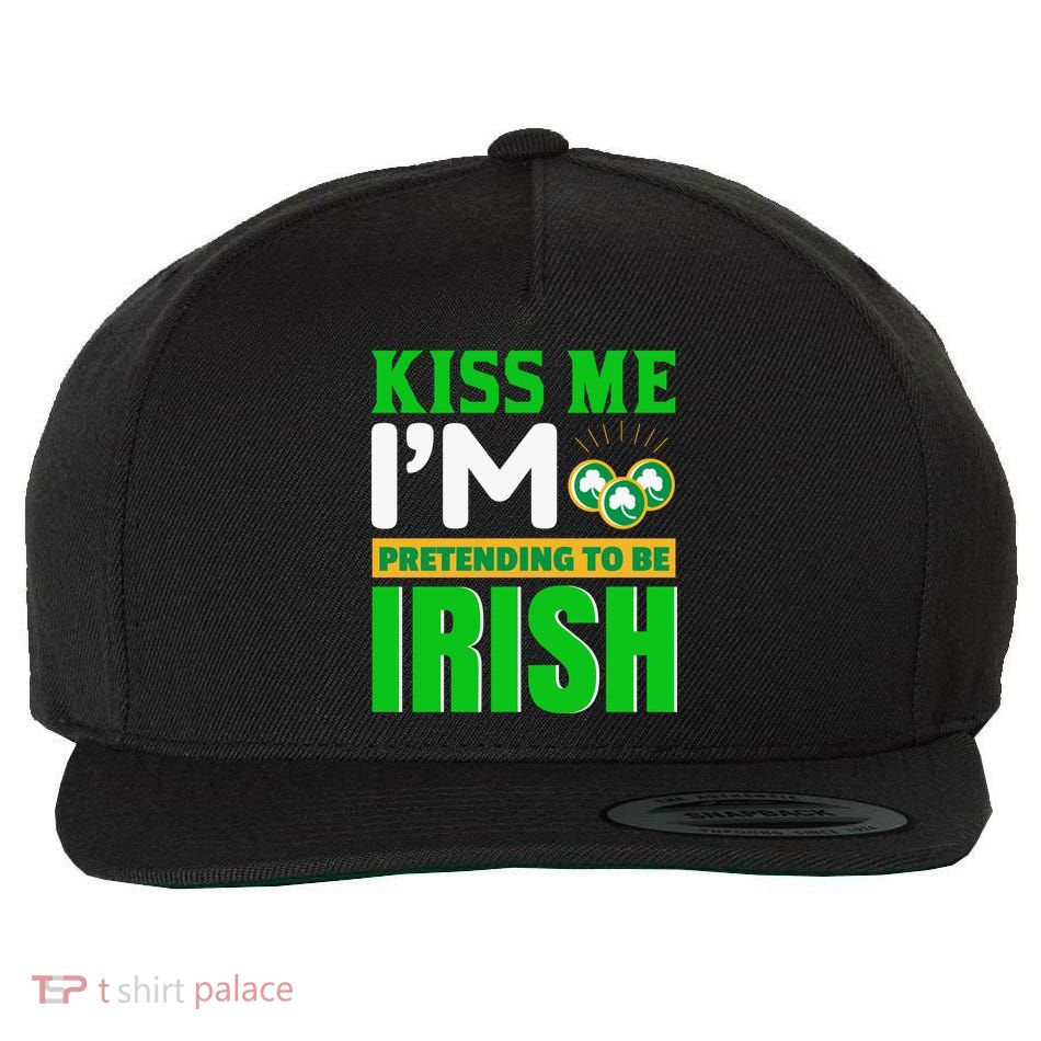 I'm Pretending To Be Irish Wool Snapback Cap